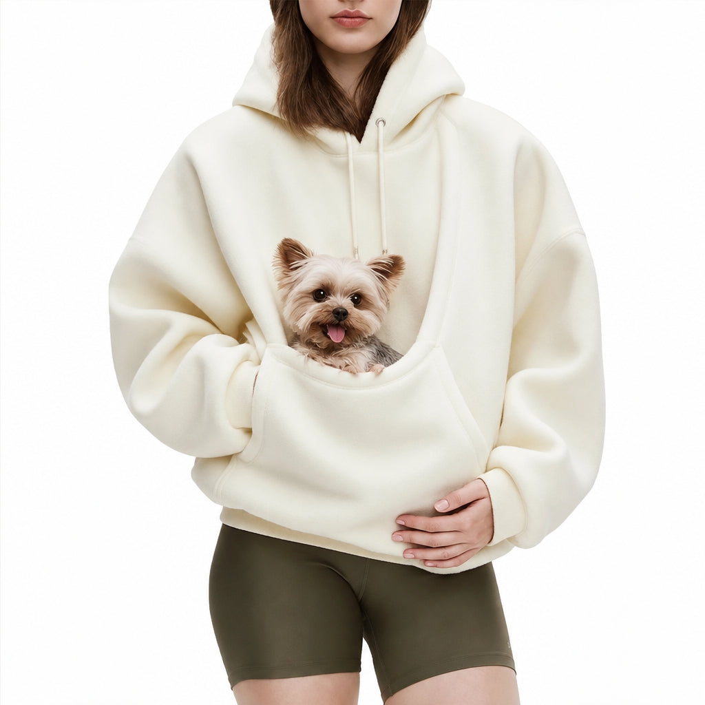 愛犬と過ごすポケットフーディ